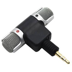 3.5MM Plug ECM-DS70P Electret Condenser Wireless Stereo Microphone For Sony MD