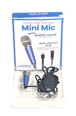 Mini Blue Mic Vlog/ Record/ Sing/ Comp W/Smartphone USB-C Port 3.5mm New In Box