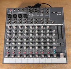 TASCAM M-08 12-Channel Analog Mixer Vintage TEAC Mixing Console Fully Functional