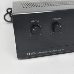 TOA BG-130 Integrated 30W 3-Channel Mixer/Amplifier 70-Volt Distribution Amp