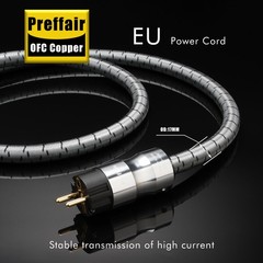 20A C19 Audio Power Cable Audiophile US EU Schuko Amplifier Power Cord