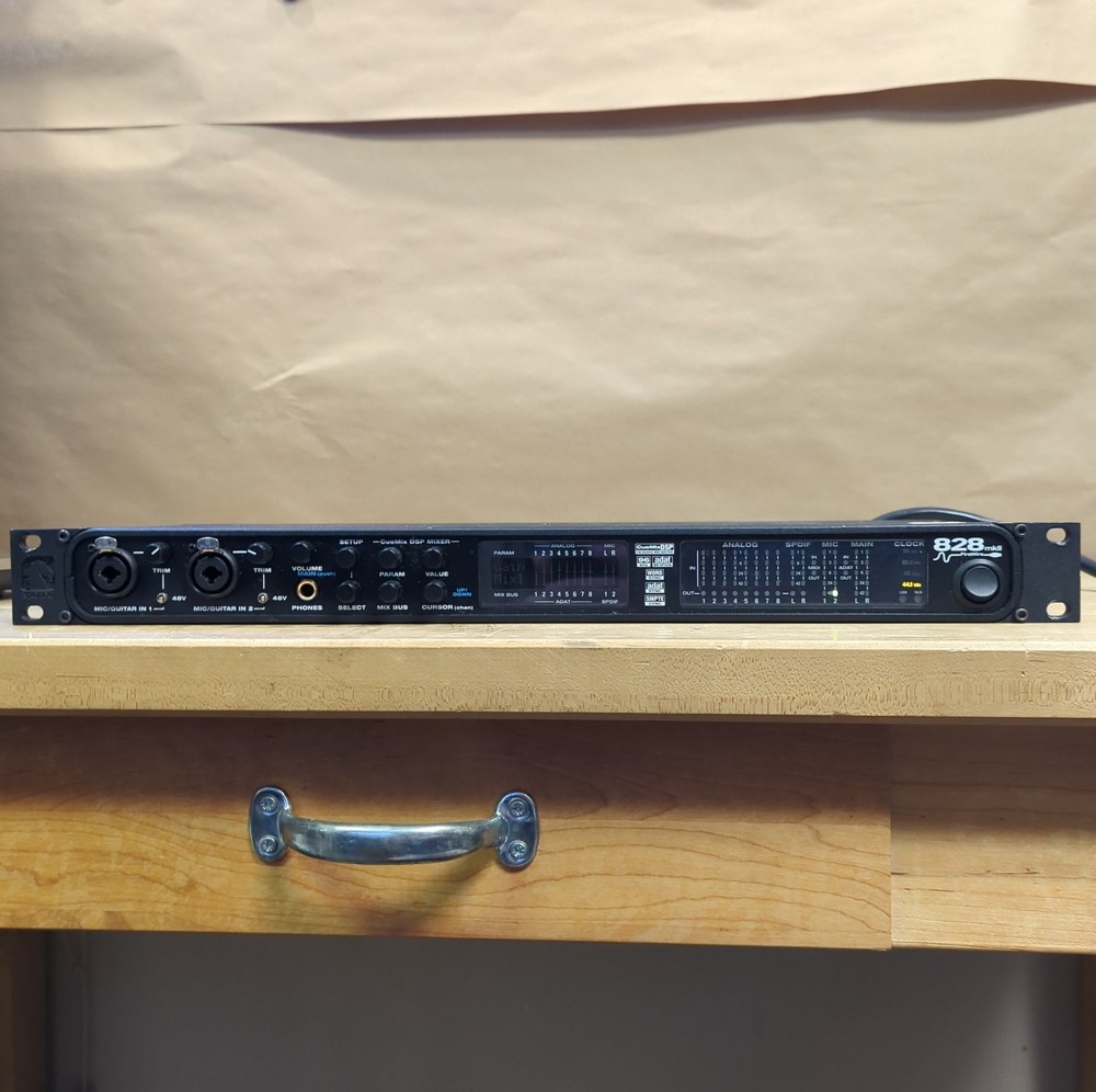 Motu 828 MK2 Firewire Audio Interface 828mk2 mkII Studio Recording U281128