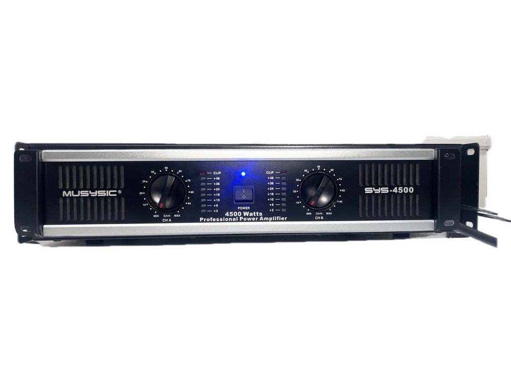 MUSYSIC SYS-4500 Professional Power Amplifier 4500W – Tested & Working