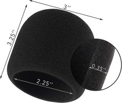 Foam Microphone Windscreen Mic Cover Pop Filter For Blue Yeti Yeti