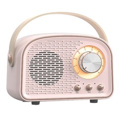 Portable Retro Bluetooth Speakers Wireless Vintage Speaker Outdoors for Home