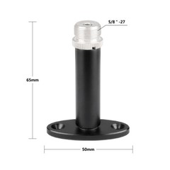 CAMVATE Wall Mount Bracket Holder 1/4-20 Female To 5/8″-27 Male Microphone Screw