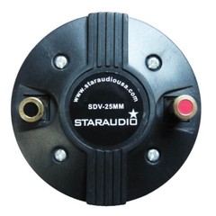 6-Pack 25MM 1000W PA Speaker Titanium Compression Screw-on Horn Driver Tweeters