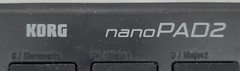KORG ~ nanoPAD2 – USB MIDI Controller BLACK – MODEL #077684/N222