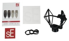 Se Electronics sE4100 Condenser Recording Microphone+Boom Arm+Headphones+Cable