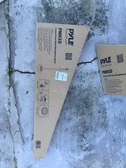 2 x PYLE PMKS5 MICROPHONE STAND BASE – BLACK NEW IN BOX