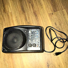 Mackie SRM150 Active Powered PA Speaker System 150W Wired XLR/RCA Black