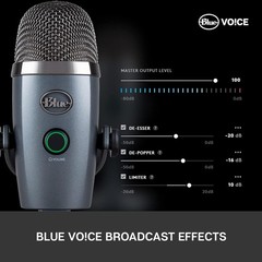 Logitech for Creators Blue Yeti Nano Premium USB Mic for Recording and Streaming