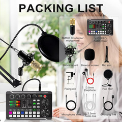 Podcast Equipment Bundle, Podcast Equipment with BM-800 Microphone