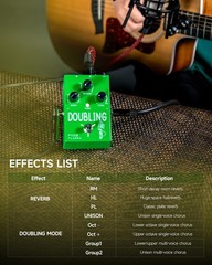 FLAMMA FV02 Vocal Effects Processor with Reverb and Chorus Effects Support, Mult