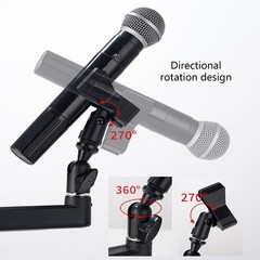 Cantilever Boom Microphone Stand Clamp Compatible for Various Microphone Models