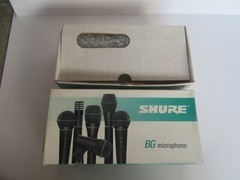 1997 Shure BG1.1 Cardioid Dynamic Microphone w/ Box & Paper (Excellent)