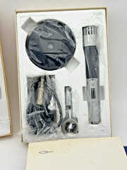2 AIWA Dynamic DM-51 Vintage Microphones with Stand Parts