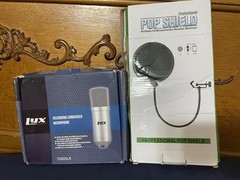 LyxPro 7000XLR Condenser Microphone XLR 3 Pin Phantom Powered w/ Pop Shield