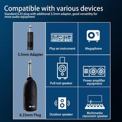 Professional UHF Wireless Instrument Microphone System For Saxophone Trumpet Sax