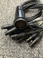 Gepco DT12 Breakout Fan Out XLR Female Cable 3ft TESTED