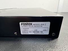 Fostex RM-2 Stereo Rack Monitor Fully Tested Working Free Shipping