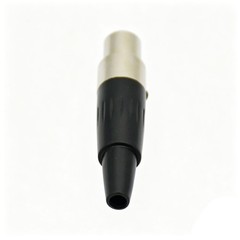 4,Mini XLR Connector Female Microphone End TA4F 4 Pin Panel Mount XLR Plug