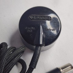 Vtg 1950s GRUNDIG Telephone Pick up Microphone 243 Made In WEST GERMANY Untested
