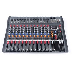 8/12/16 Channel Mixing Console Sound Pro USB Bluetooth Live Studio Audio Mixer