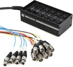 Pro Co SMA0804FBX-25 StageMaster 8×4 Stage Snake with XLR Returns – 25′