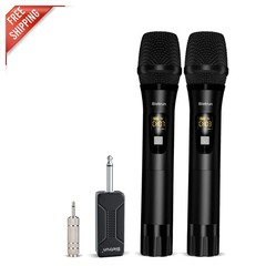 High Sensitivity UHF Wireless Microphone Set – Perfect for Speeches & Weddings