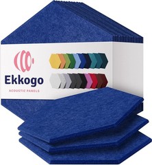 High Density Eco-Friendly 12-Pack Acoustic Panels – Superior Sound Dampening