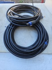 Stage Speaker Stage Cable Power Lot Plz See Pics And Read Full Description