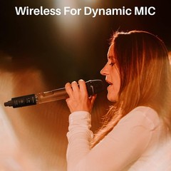 Dynamic Mic Wireless Transmitter Receiver, 48k Signal, USB