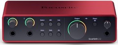 Focusrite SCARLETT-2I2-4G 2-In 2-Out USB Audio Interface, 4th Generation