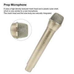 Fake Microphone for Singing, Plastic Prop Mic Prop Microphone with 1 X Prop M…
