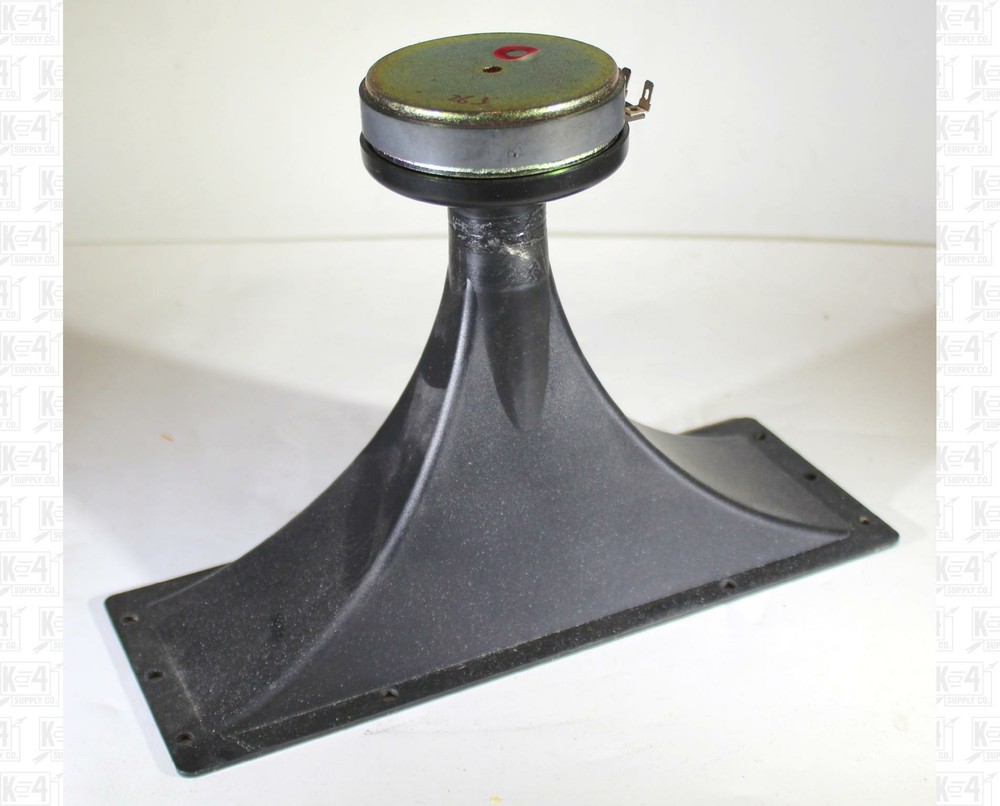Unknown Maker 8 Ohm Plastic Horn Speaker Tweeter 10.6 X 4 Inch