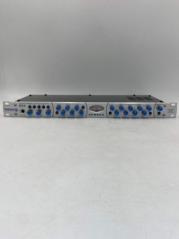PreSonus EUREKA Audio Channel Strip Preamp Compressor Equalizer EUREKA