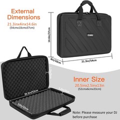 ITHWIU Lightweight Molded Hard Storage Case Fits for DDJ-FLX4 / DDJ-400 / DDJ…