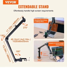VEVOR Microphone Boom Arm with Desk Mount 360° Rotatable Adjustable Mic Stand