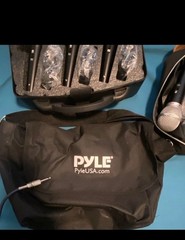 Pyle PDMICKT34 Professional Dynamic Microphone Three-Pack Kit