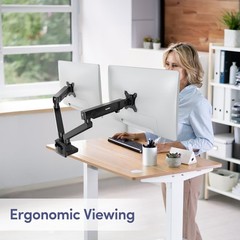 Dual Monitor Mount for Desk, Heavy Duty Dual Monitor Stand for 17 to 35 inch …