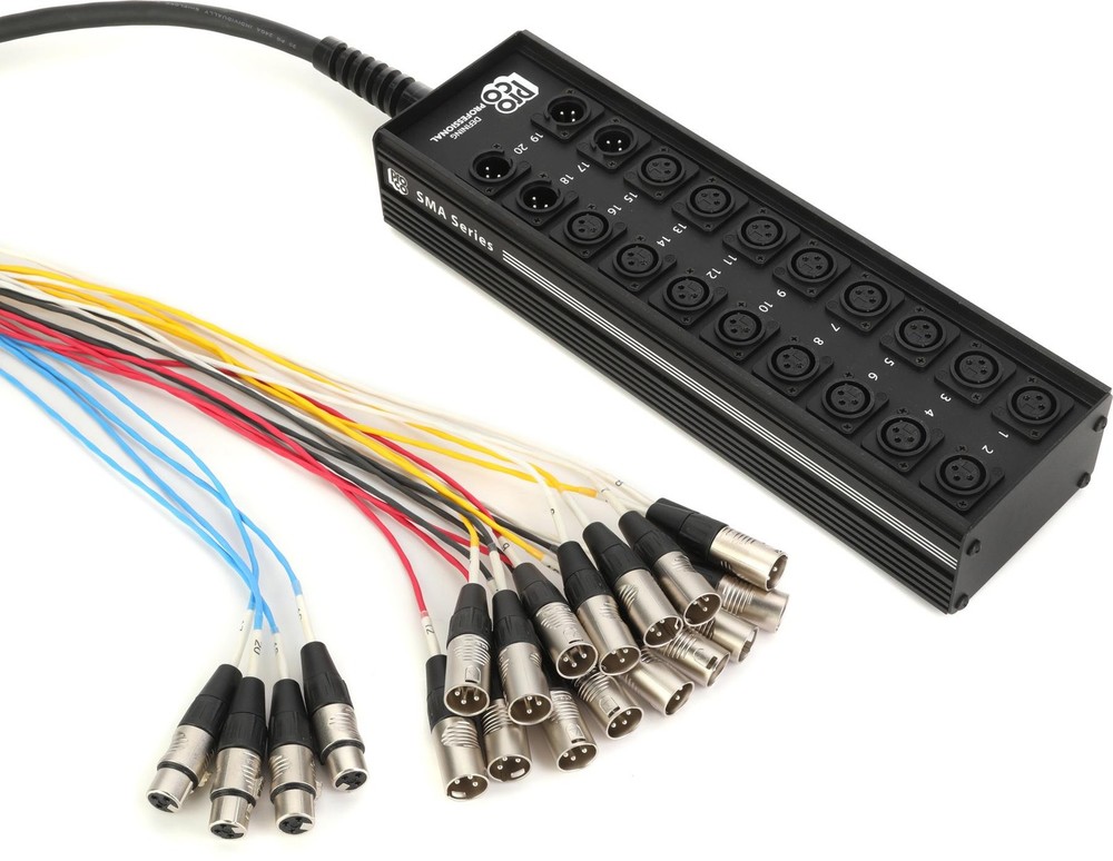 Pro Co SMA1604FBX-50 StageMaster 16×4 Stage Snake with XLR Returns – 50′