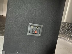 Podium Pro Audio E-1200C PA Speaker Black Wired Front Firing Port Twist