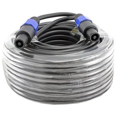 100′ FT foot 12 awg GA gauge SPEAKON COMPATIBLE SPEAKER TO CABLE CORD PA DJ PRO