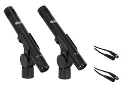 CAD Audio GXL800 Condenser Pencil Microphones (2) Instrument Mics+XLR Cables