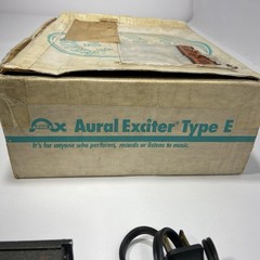 Aphex Aural Exciter Type E Model 110 With Box And Operating Guide