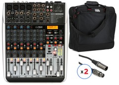 Behringer Xenyx QX1204USB Mixer Bag Bundle
