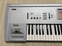 Korg Triton 61-Key Keyboard Synthesizer Sampler with Power Cable Used from Japan