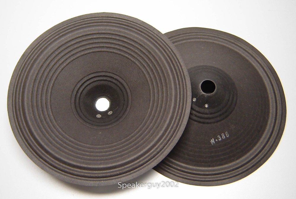 Pair 7″ Paper Cones – Speaker Parts – W386