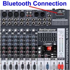 Berlingtone BR-166MX, Professional 16 – Channel Bluetooth Studio Audio Mixer